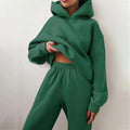 Women's Jogging Set - Oversized Hoodie & Pants - Soft Cotton - Relaxed Fit