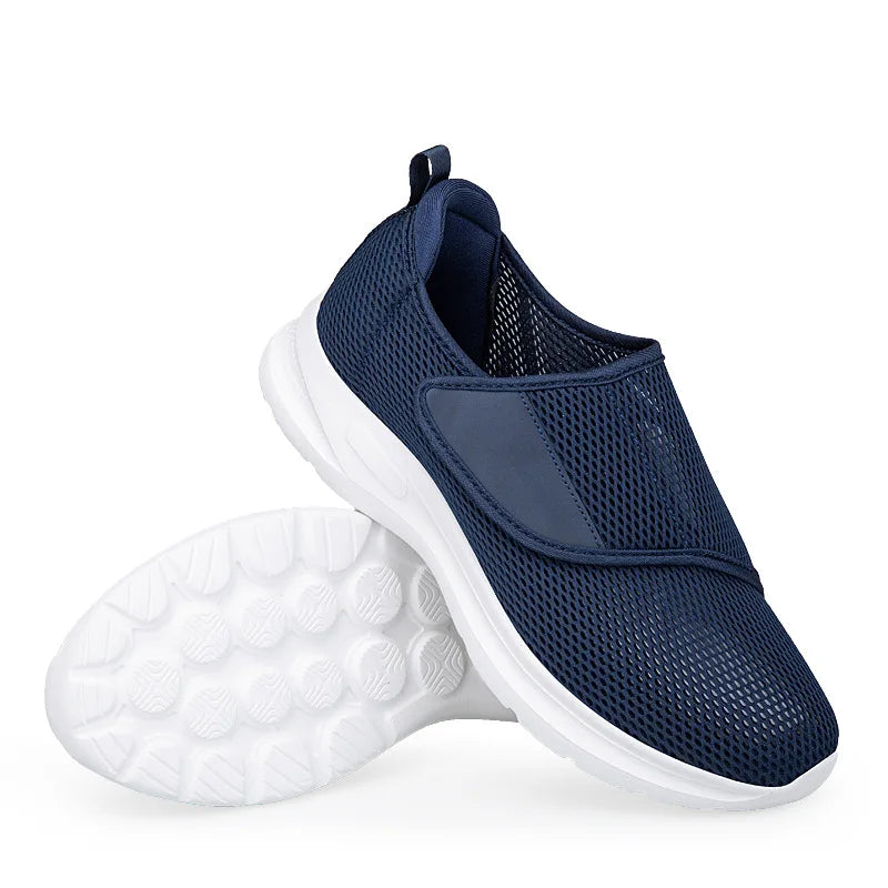 Unisex Slip-on Sneakers - Breathable Mesh - Lightweight Comfort - Shock Absorbing Sole