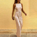 Women's Evening Dress - Floor-length - Sequins - Sleeveless - Elegant Party Dress