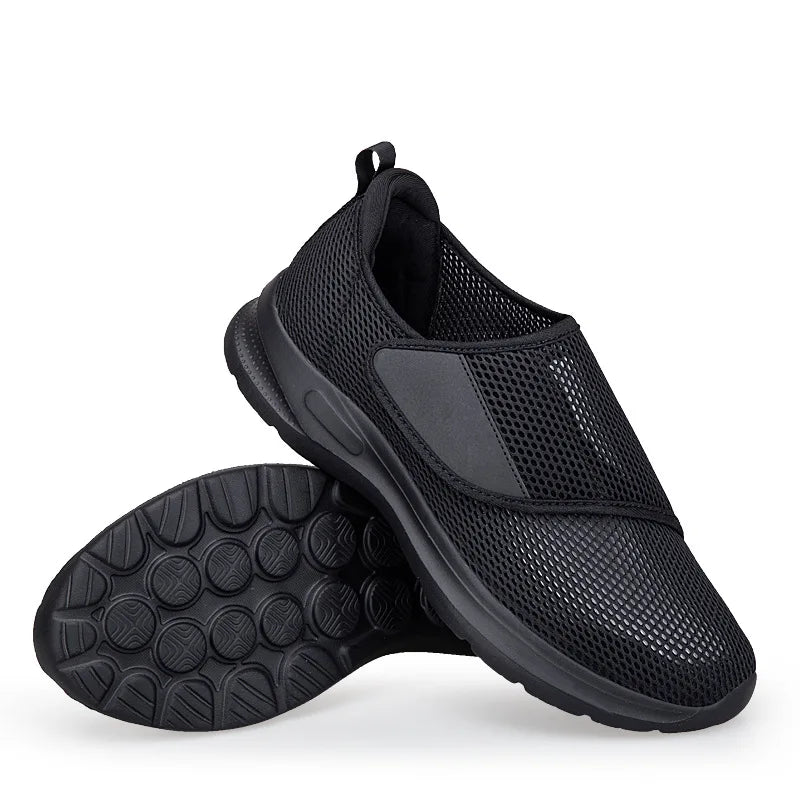 Unisex Slip-on Sneakers - Breathable Mesh - Lightweight Comfort - Shock Absorbing Sole