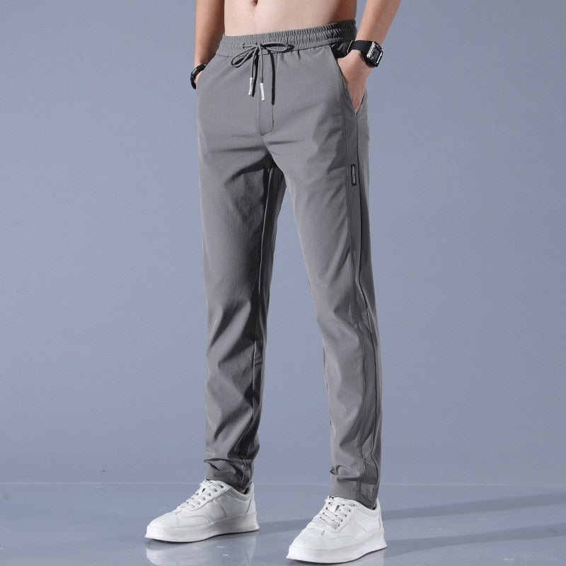Breathable Slim Tapered Adjustable Jogging Pants