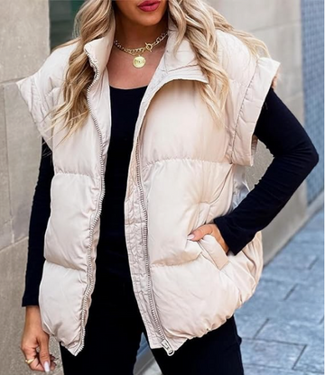 Insulated Quilted Relaxed Fit Vest