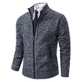 Men's Fleece Vest – Slim Fit – Stand Collar – Zipper – Soft Warm Layer-On-Layer Style