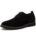 Men's Shoes Derby - Suede - Open Lacing - Rubber Sole - Elegant Formal Design