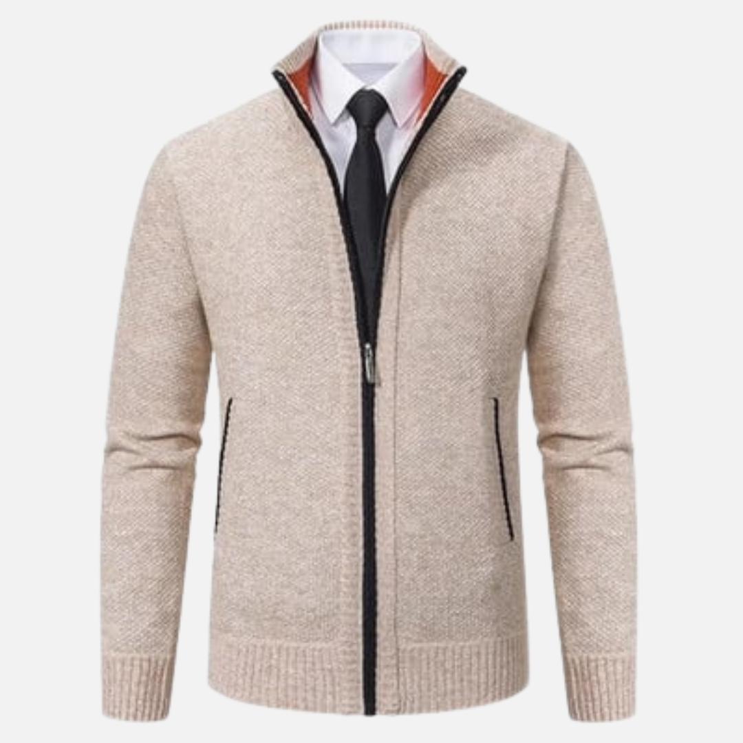 Warm Slim Fit Stand Collar Fleece Vest