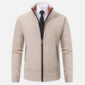 Men's Fleece Vest – Slim Fit – Stand Collar – Zipper – Soft Warm Layer-On-Layer Style
