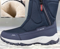 Men's Winter Boots - Waterproof - Insulated - Non-slip Rubber Sole - Zipper Closure