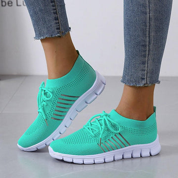 Breathable Shock-Absorbing Knit Sneakers