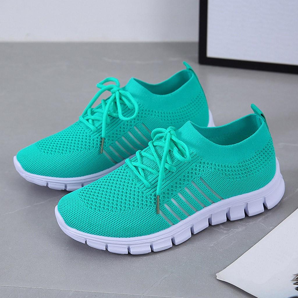 Breathable Shock-Absorbing Knit Sneakers
