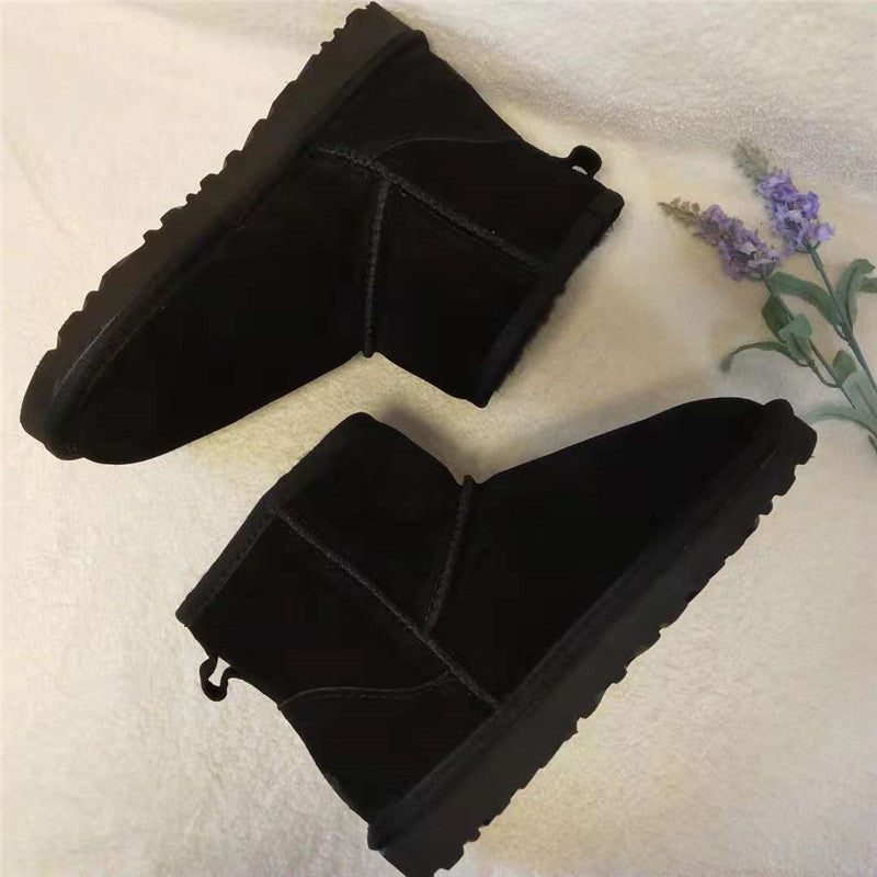 Soft Interior Suede Warming Ankle Boots