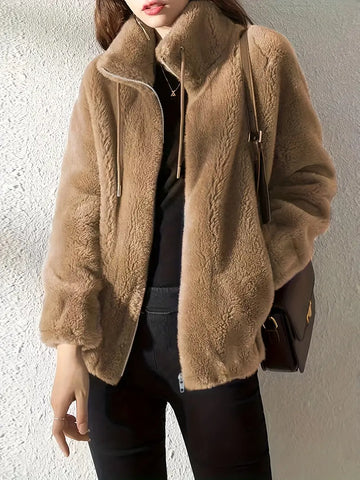 Plush Fleece Oversized Teddy Coat