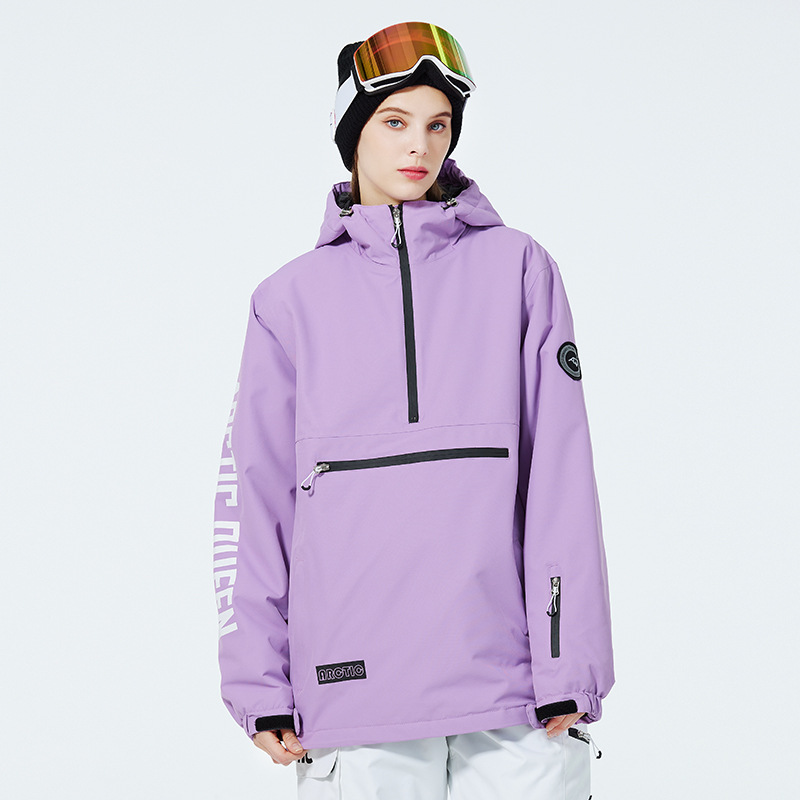Windproof Water-Resistant Relaxed Fit Ski Hoodie