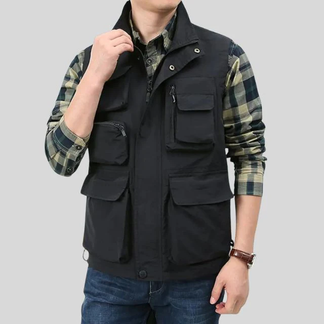 Regular Fit Utility Pocket Cargo Vest
