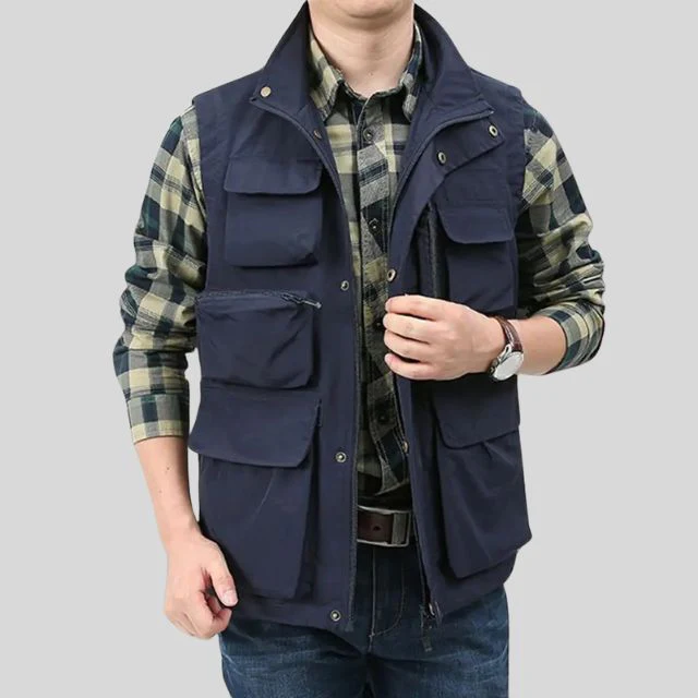 Regular Fit Utility Pocket Cargo Vest
