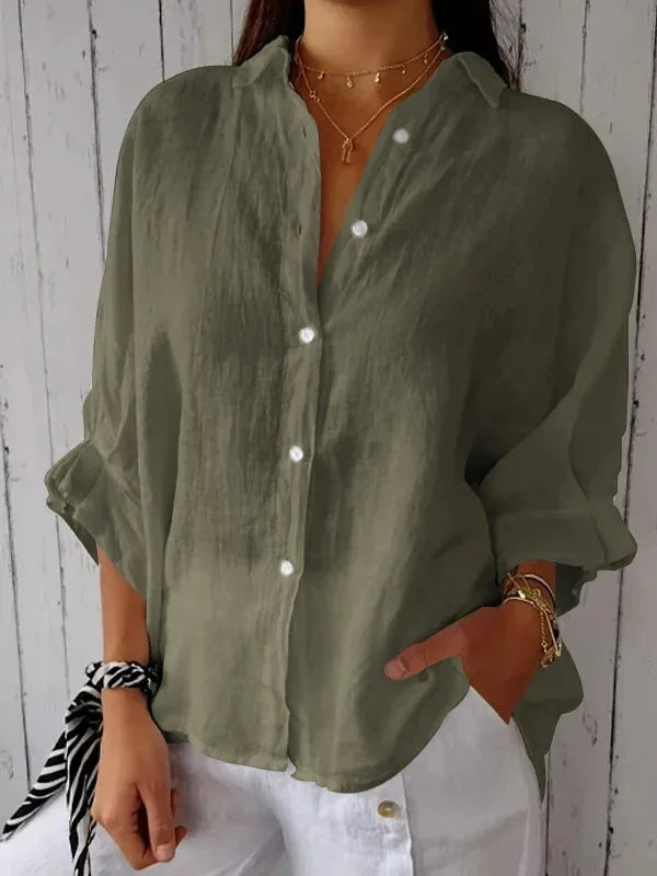 Lightweight Relaxed Fit Button Shirt