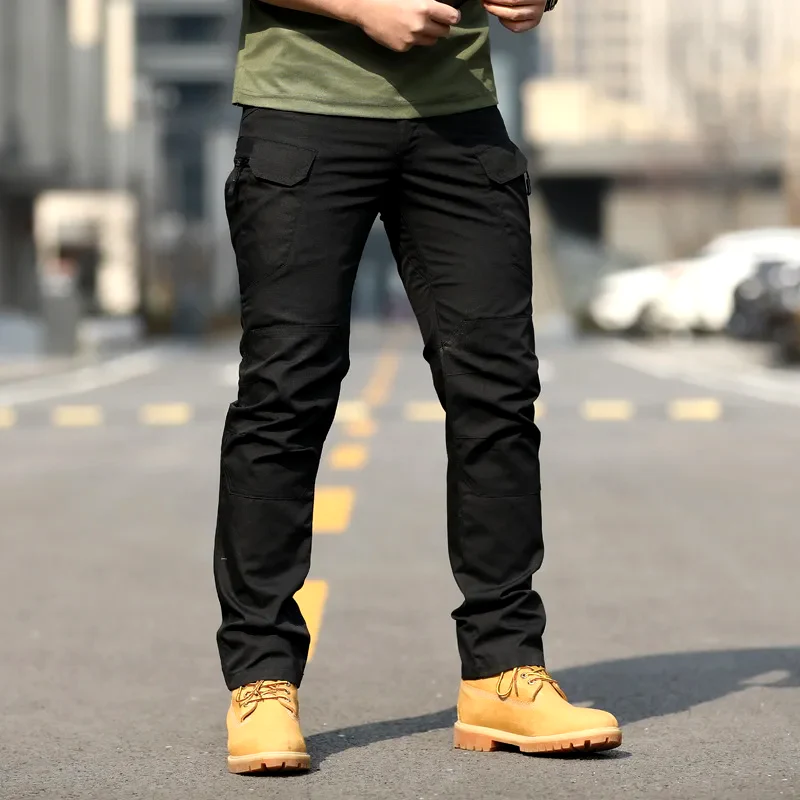 Relaxed Fit Cotton Utility Cargo Pants