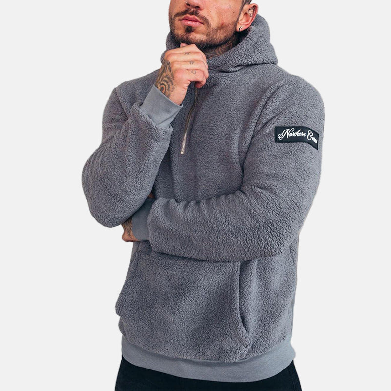 Soft Fleece Relaxed Fit Pullover Hoodie