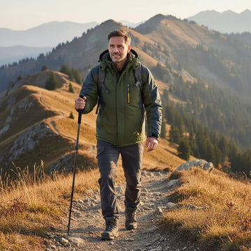 Waterproof Hooded Fleece Lined Jacket