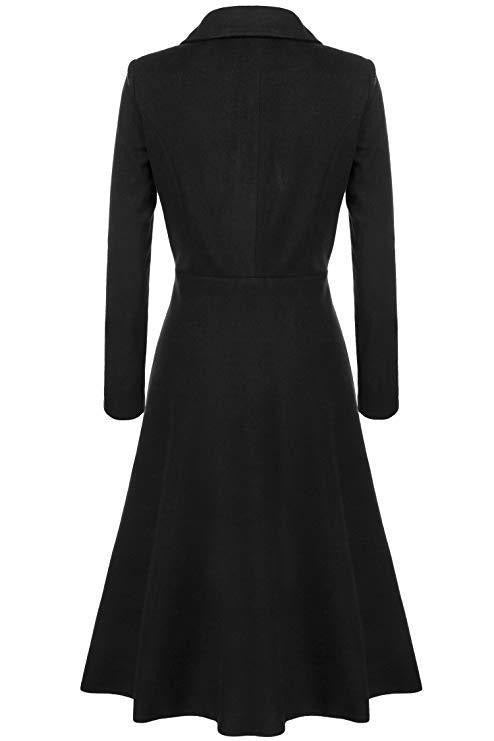 Tailored Fit Classic Lapel Wool Coat