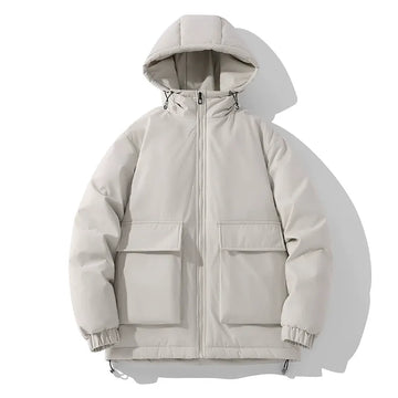 Quilted Padded Oversized Hooded Jacket