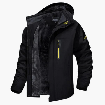 Water-Resistant Fleece Lined Hooded Jacket