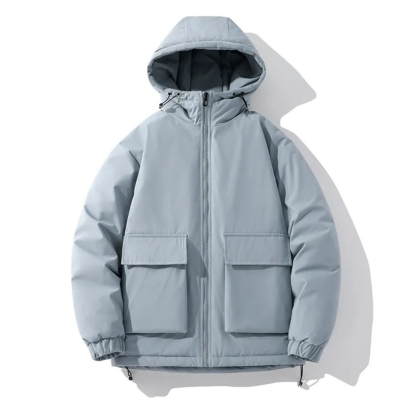 Quilted Padded Oversized Hooded Jacket