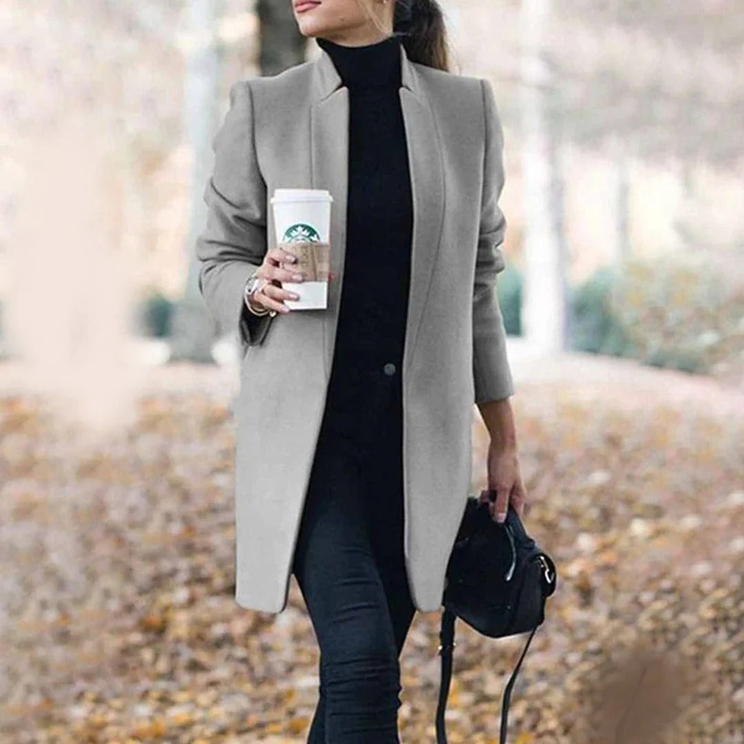 Minimalist Tailored Fit Trench Coat