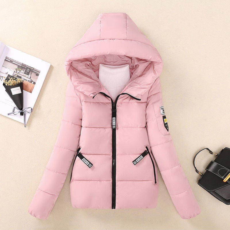 Insulated Quilted Hooded Relaxed Fit Coat