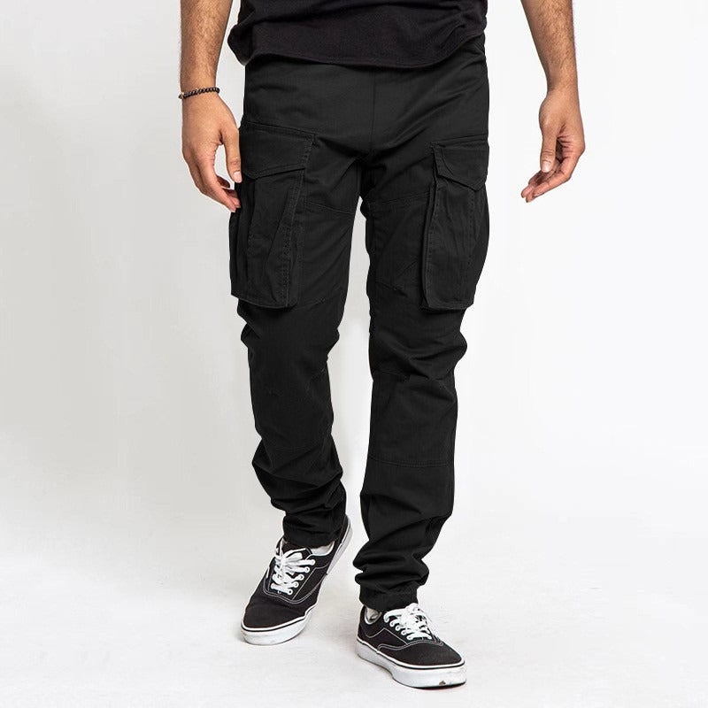 Utility Pocket Loose Straight Leg Cargo Pants