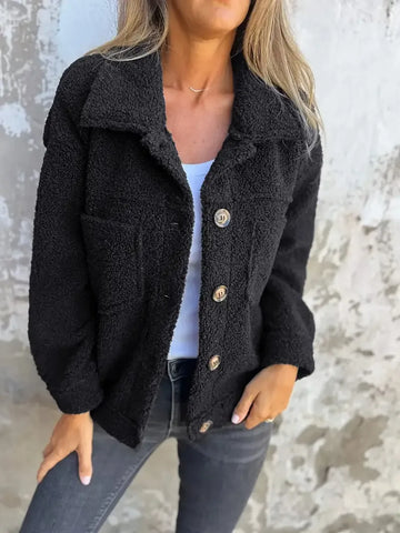 Plush Fleece Oversized Fit Coat