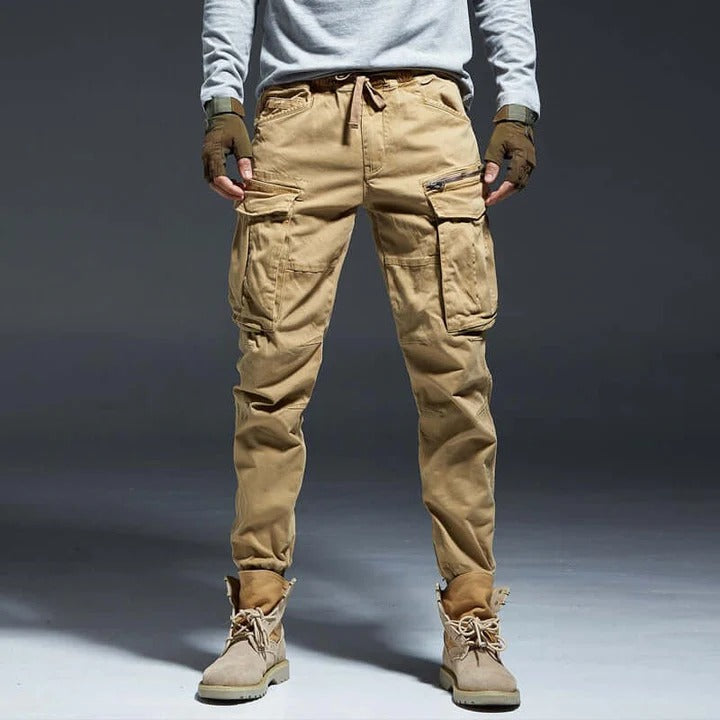 Relaxed Fit Utility Cargo Jogger Pants