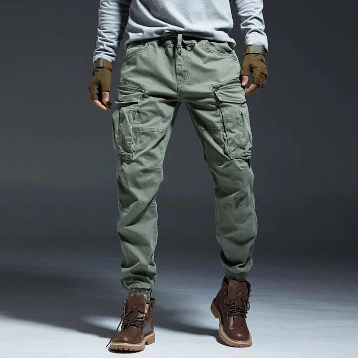 Relaxed Fit Utility Cargo Jogger Pants