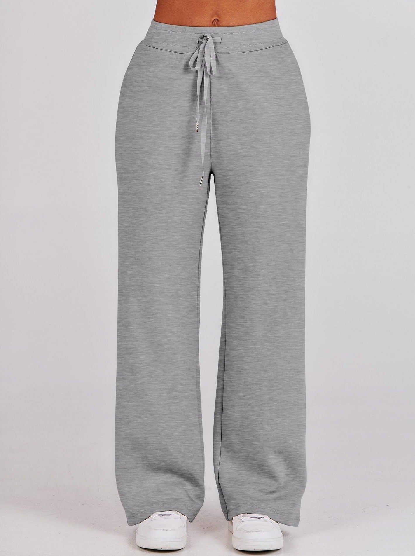Women's Jogging Set - Relaxed Fit - Half-Zip Sweatshirt & Wide Pants - Soft Comfort