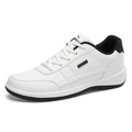 Men's Sneakers - Low Shaft - Padded Heel - Non-slip Sole - Comfort for Everyday Use