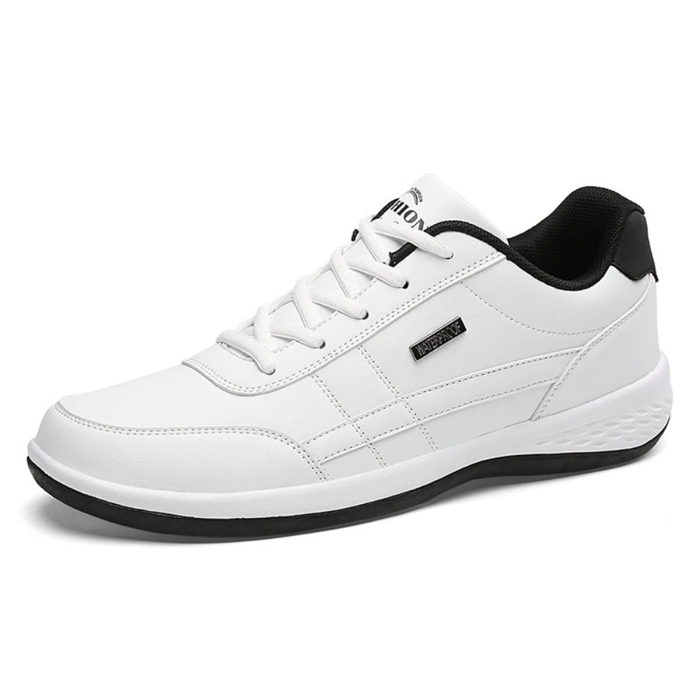Men's Sneakers - Low Shaft - Padded Heel - Non-slip Sole - Comfort for Everyday Use