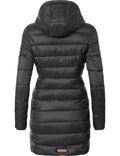 Women's Winter Jacket – Padded – Mid-Length – Detachable Hood – Tailored Fit