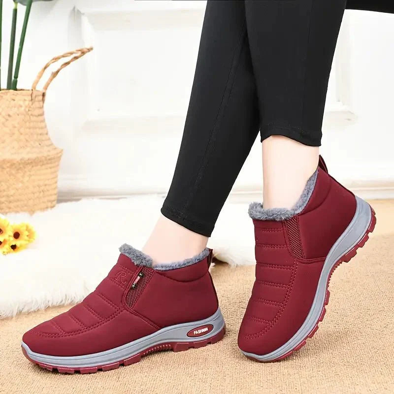Women's Ankle Boots - Warm Lined - Water-Repellent - Non-Slip Sole - Comfortable