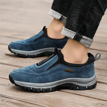 Slip-On Rugged Ankle Support Hiking Shoes