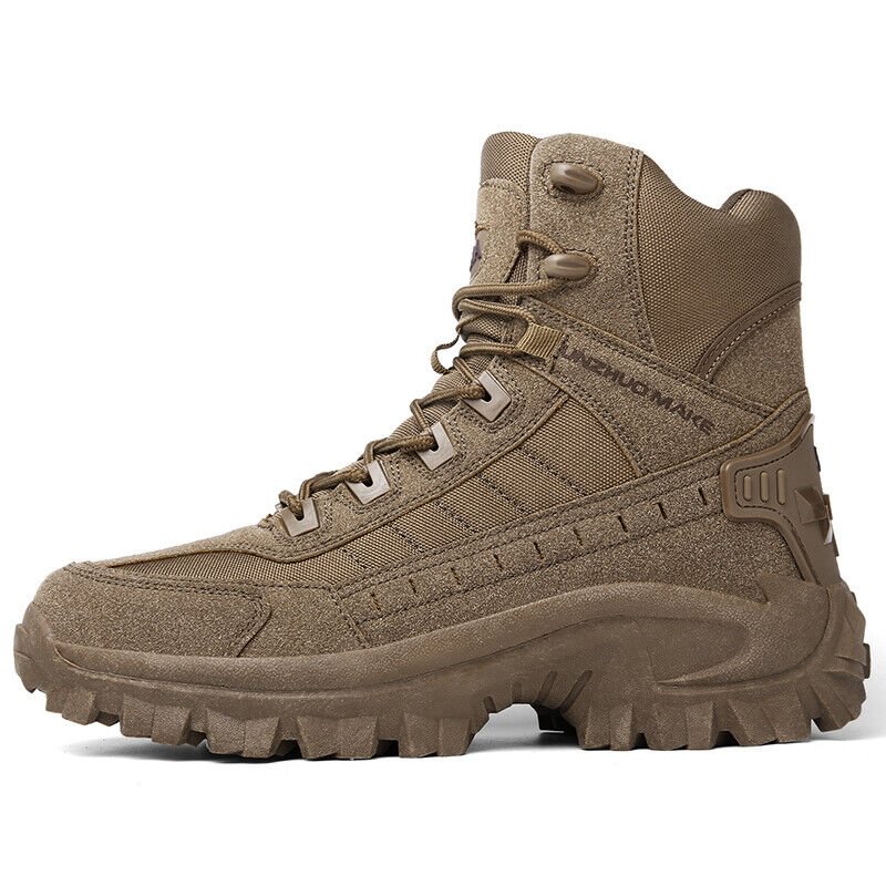 Men's Boots - Tactical Outdoor Boots - High Shaft & Non-Slip Sole
