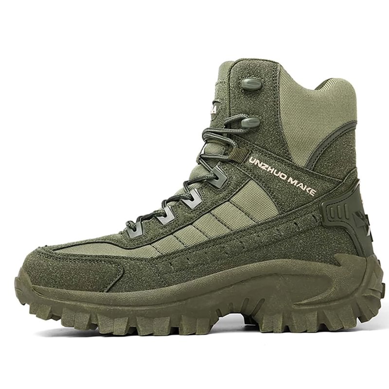 Men's Boots - Tactical Outdoor Boots - High Shaft & Non-Slip Sole