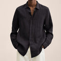 Men's Shirt – Relaxed Fit – Long Sleeves – Natural Fibers – Breathable