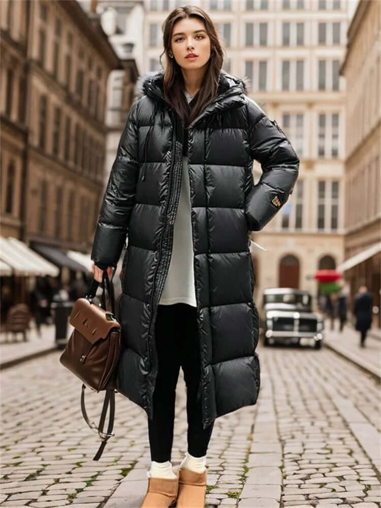Quilted Hooded Oversized Padded Jacket