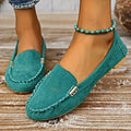 Women's Loafers - Genuine Leather - Soft Sole - Slip-on Comfort