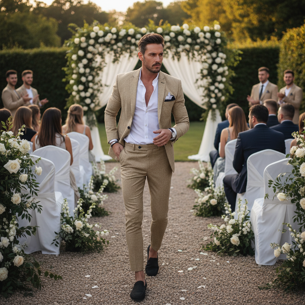 Notch Lapel Slim Fit 2-Piece Suit