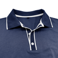 Men's Polo Shirt - Slim Fit - Short Sleeve - Contrast Details - Stylish & Comfortable