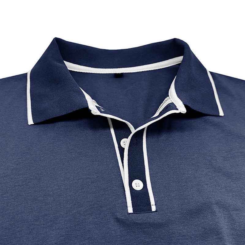 Men's Polo Shirt - Slim Fit - Short Sleeve - Contrast Details - Stylish & Comfortable