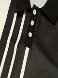 Men's Polo Shirt - Classic Collar - Short Sleeves - Breathable Lightweight Design