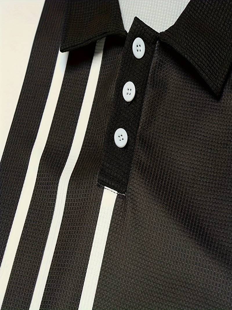 Men's Polo Shirt - Classic Collar - Short Sleeves - Breathable Lightweight Design