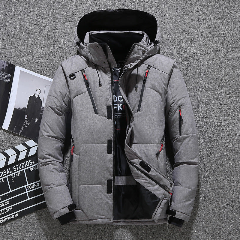 Insulated Padded Relaxed Fit Hooded Jacket