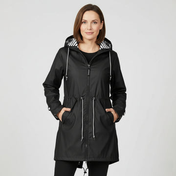 Waterproof Long Adjustable Waist Raincoat